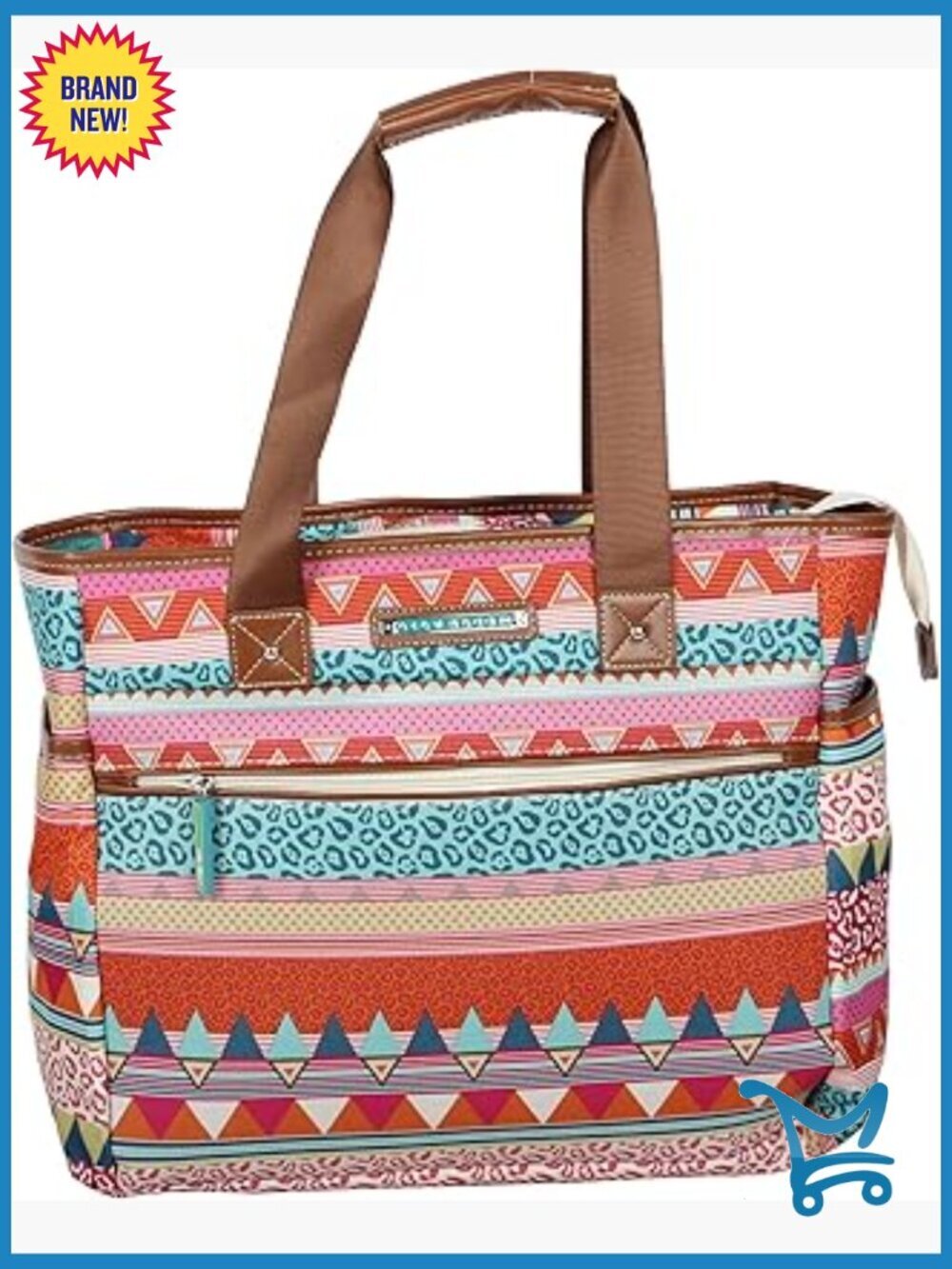 Large Capacity Tote Satchel Shoulder Bag Lightweight Travel Handbag